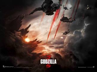 Godzilla poster 2014 marines